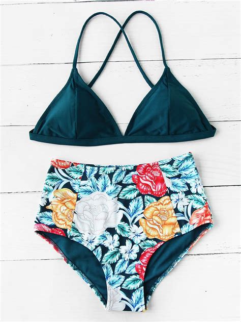 mix bikini|bikini top with matching pants.